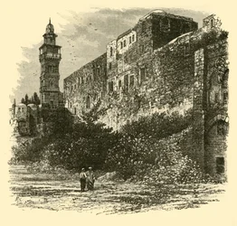 Wieża Antonia, Jerozolima, 1890.
