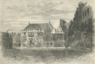 Ratusz, Haarlem, 1890.