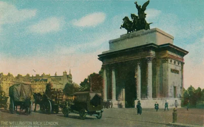 Łuk Wellingtona, Londyn, ok. 1910.