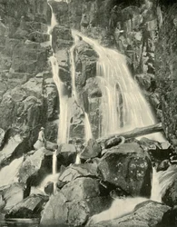 Wodospady Wellington, Mount Wellington, 1901.