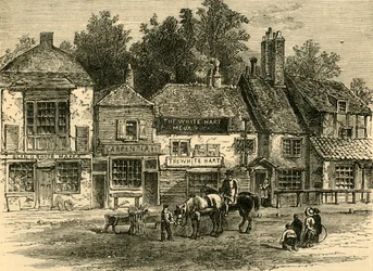 Biały Jeleń, Knightsbridge, 1820, c1876.