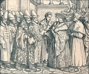 Biała Federacja Rosyjska z cesarzem Maxem, c1507, 1907