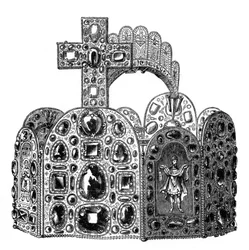 Diadem Karola Wielkiego, XVIII w., 1870 r