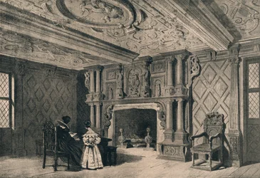 Salon, Park Hall, Shropshire, 1915
