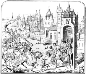 Wjazd królowej Izabeli do Paryża, XV wiek 1849