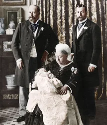 Chrzciny przyszłego króla Edwarda VIII, 16 lipca 1894 r.