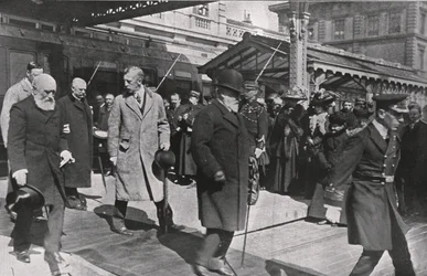 Ostatnie ujęcie króla Edwarda, 1910.