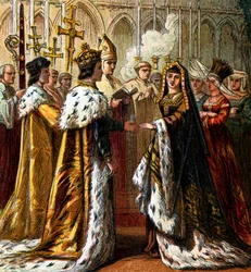 Ślub Henryka VII, 1486, ok. 1850