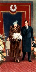 Ślub księcia i księżnej Kentu, listopad 1934, c1935