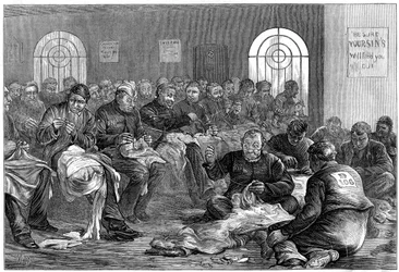 Igielnia, więzienie Clerkenwell, Londyn, 1874 r.
