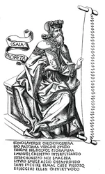 Prorok Izajasz z instrumentem jego męczeństwa, XV w., 1870 r.
