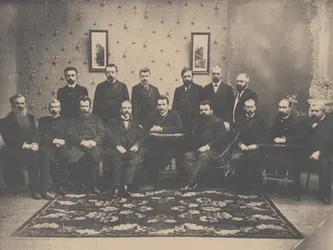 Posiedzenie Partii Konstytucyjno-Demokratycznej, 1907