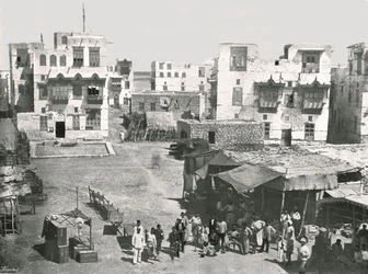 Ulica Urzędu Pocztowego, Suakin, Sudan, 1895.