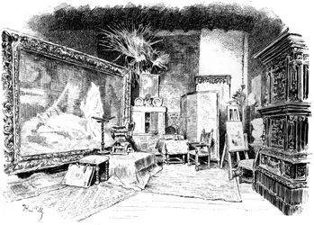 Pracownia Karla von Piloty, ok. 1880-1882