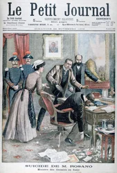 Samobójstwo signora Rosano, włoskiego ministra finansów, Neapol, 1903