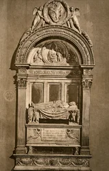 Grób Leonarda Bruni c1369-1444, bazylika Santa Croce, Florencja, 1882