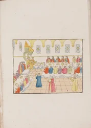 Ceremonia ślubna cara Michaiła Fiodorowicza i Evdokii Lukyanovny, 1810
