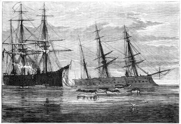 Wrak HMS Vanguard, XIX wiek