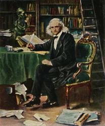 Theodor Mommsen 1817-1903. - Obraz Knausa, 1934.