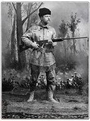 Theodore Roosevelt, amerykański żołnierz i polityk, c1898