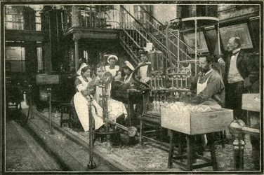 To jest wnętrze jednej z gorzelni carskich, 1901.