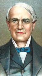 Thomas Alva Edison, amerykański wynalazca, 1924