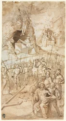 Trzy sceny z Męki Pańskiej, 1500s.