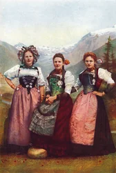 Trzy Szwajcarki, 1912