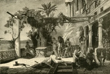 Tyberiusz na Capri, 1890.
