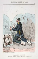 Tyralierowie paryscy, Oblężenie Paryża, 1870-1871