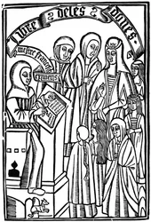 Strona tytułowa do Libre de les Dones kardynała Ximenesa, Barcelona, 1495, 1964.