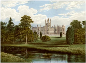 Toddington Park, Gloucestershire, dom Lorda Sudeleya, ok. 1880 r.