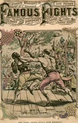 Druga bitwa Toma Cribbsa z Molineaux, 1811, koniec XIX lub początek XX wieku
