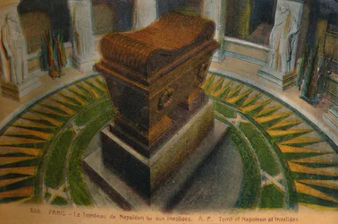 Grób Napoleona w Les Invalides, Paryż, ok. 1920