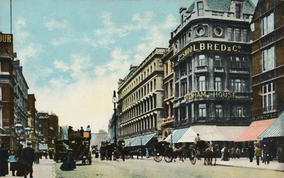 Tottenham Court Road, Londyn, 1906.