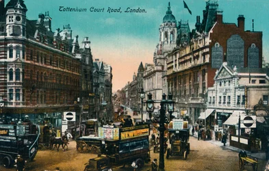Tottenham Court Road, Londyn, 1915, ok. 1900-1930