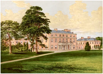 Trafalgar House, Wiltshire, dom hrabiego Nelsona, ok. 1880 r.