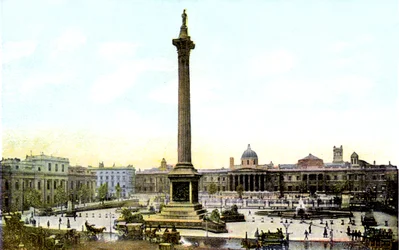 Trafalgar Square i kolumna Nelsons, Londyn, XX wiek