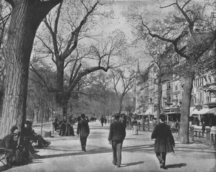 Tremont Street and The Common, Boston, USA, ok. 1900.