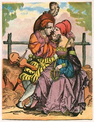 Dwoje kochanków, XVI wiek