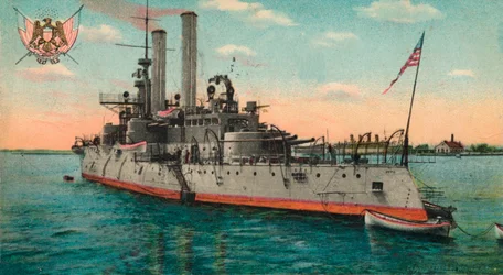 Amerykański pancernik Iowa, c1908