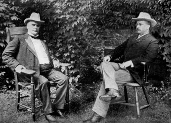 Prezydent USA William McKinley i wiceprezydent Theodore Roosevelt, 1899 1951
