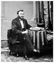 Ulysses S Grant, 18 prezydent Stanów Zjednoczonych, c1869 1955