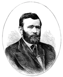 Ulysses S Grant, amerykański generał i 18. prezydent Stanów Zjednoczonych, 1888 r.