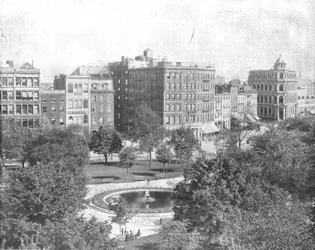 Union Square, Nowy Jork, USA, ok. 1900.