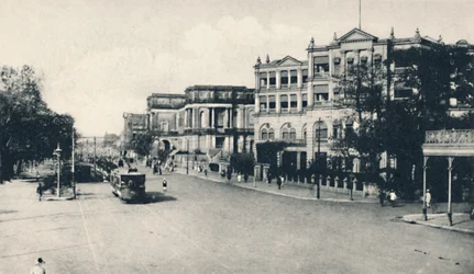 United Services Club, Chowringhee Road, Kalkuta, początek XX wieku.