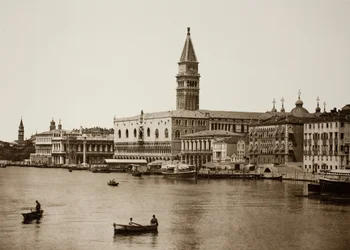 Bez tytułu 99, c. 1890. [Pałac Dożów i Canal Grande, Wenecja].