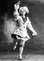 Wacław Niżyński, rosyjski tancerz baletowy, 1909