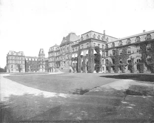 Vassar College, Poughkeepsie, stan Nowy Jork, USA, ok. 1900.