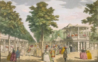 Ogrody Vauxhall, Lambeth, XVIII wiek